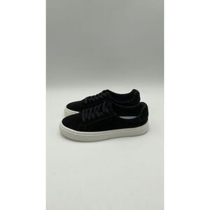 Quince Men Italian Suede Everyday Sneaker Black 7